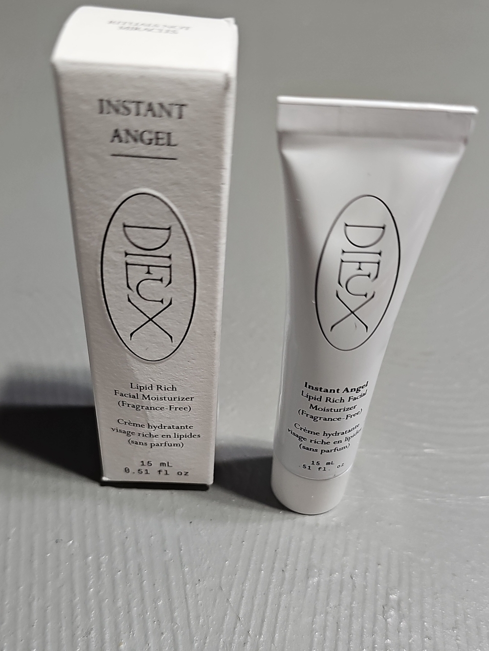 Instant Angel Dieux Lipid Rich Facial Moisturizer Fragrance Free 15ml NIB